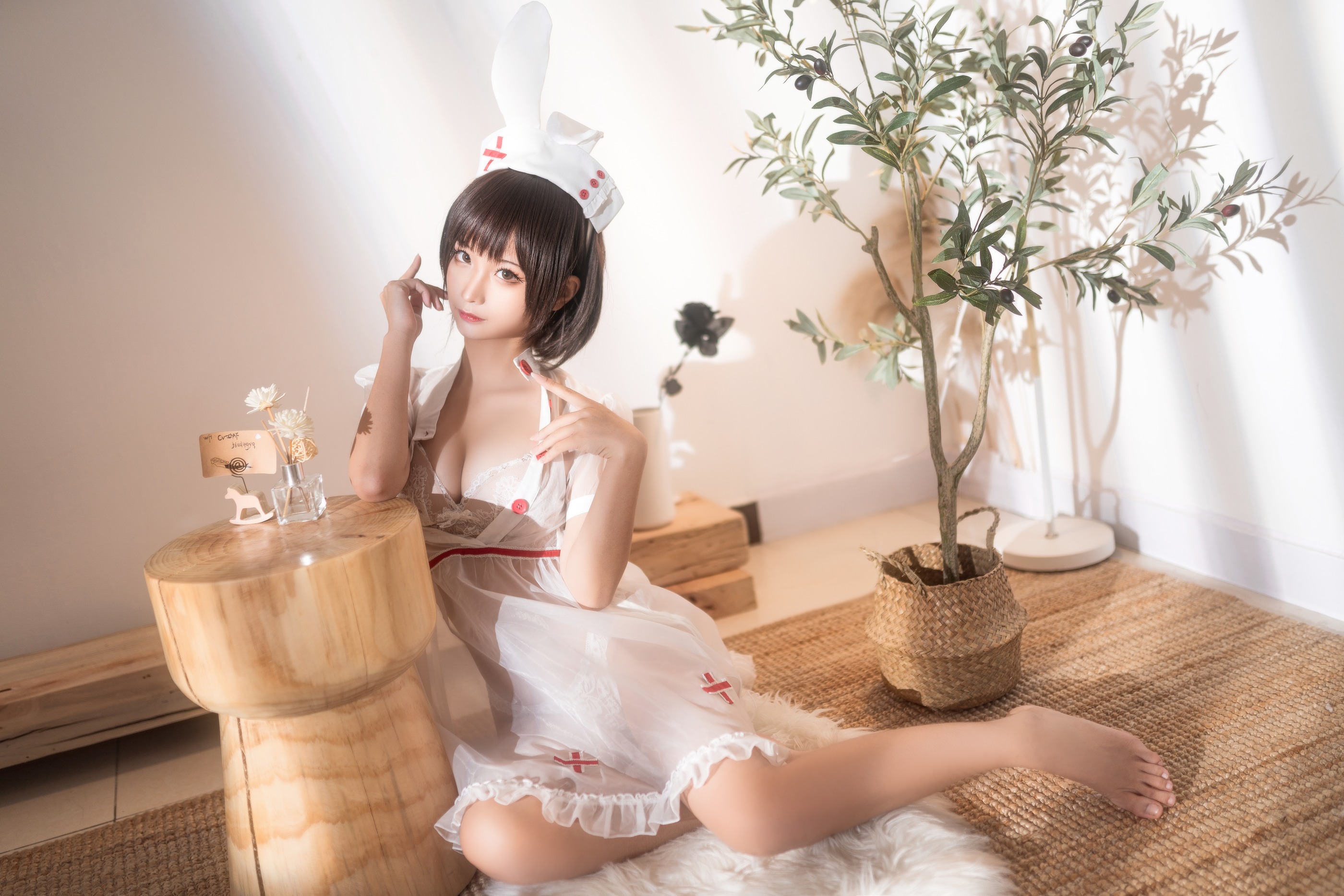 图片[1]-蠢沫沫 – NO.064 透明护士[60P]-XikXak